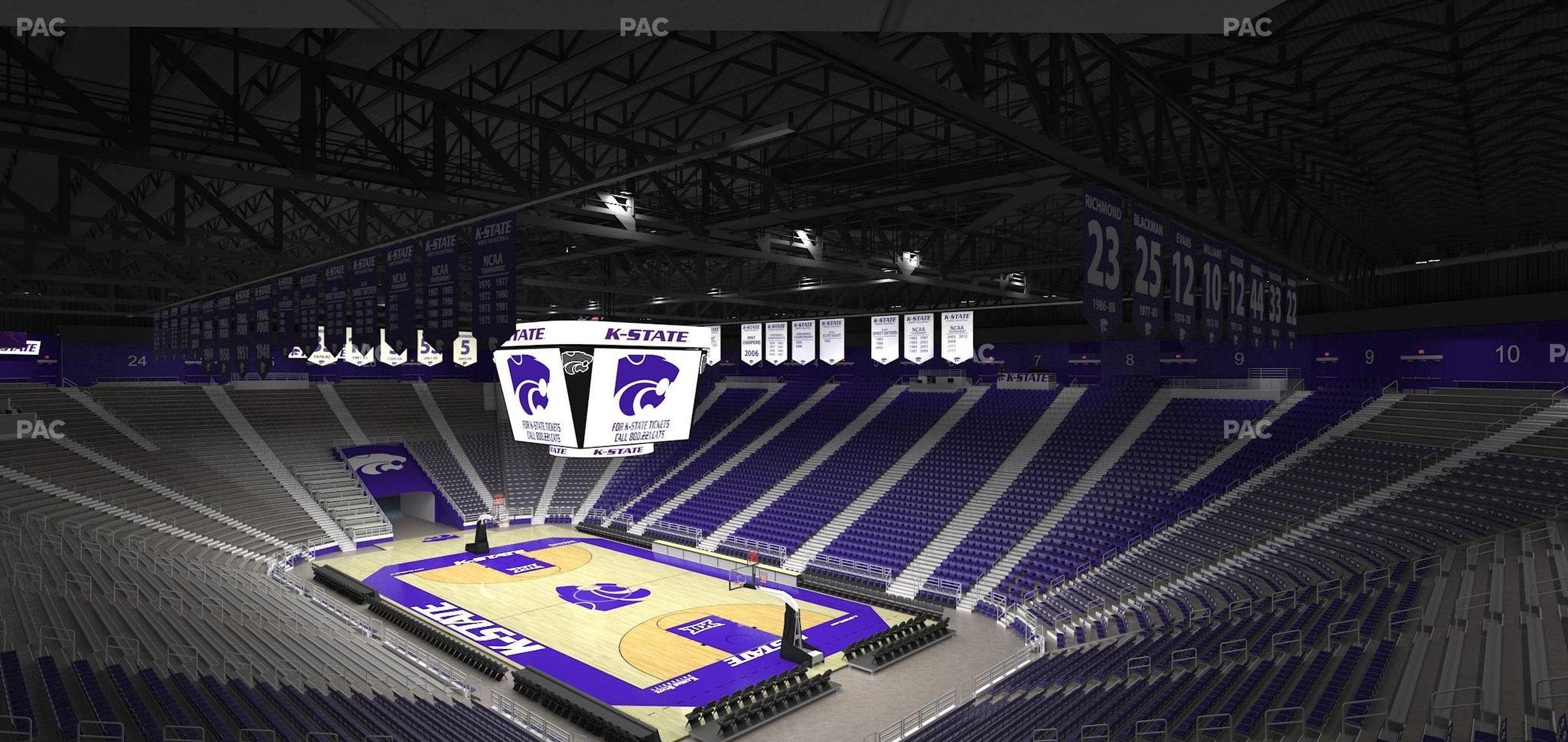 Bramlage Coliseum - Section Loge Boxes 16 Seat View