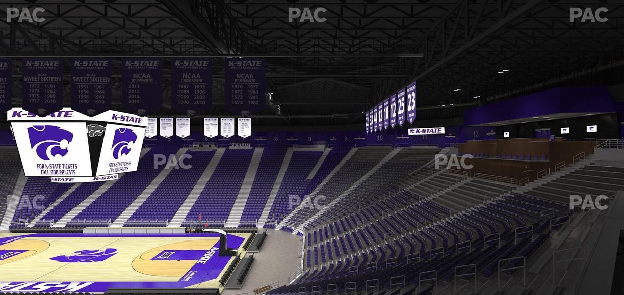 Bramlage Coliseum - Section Loge Boxes 17 Seat View