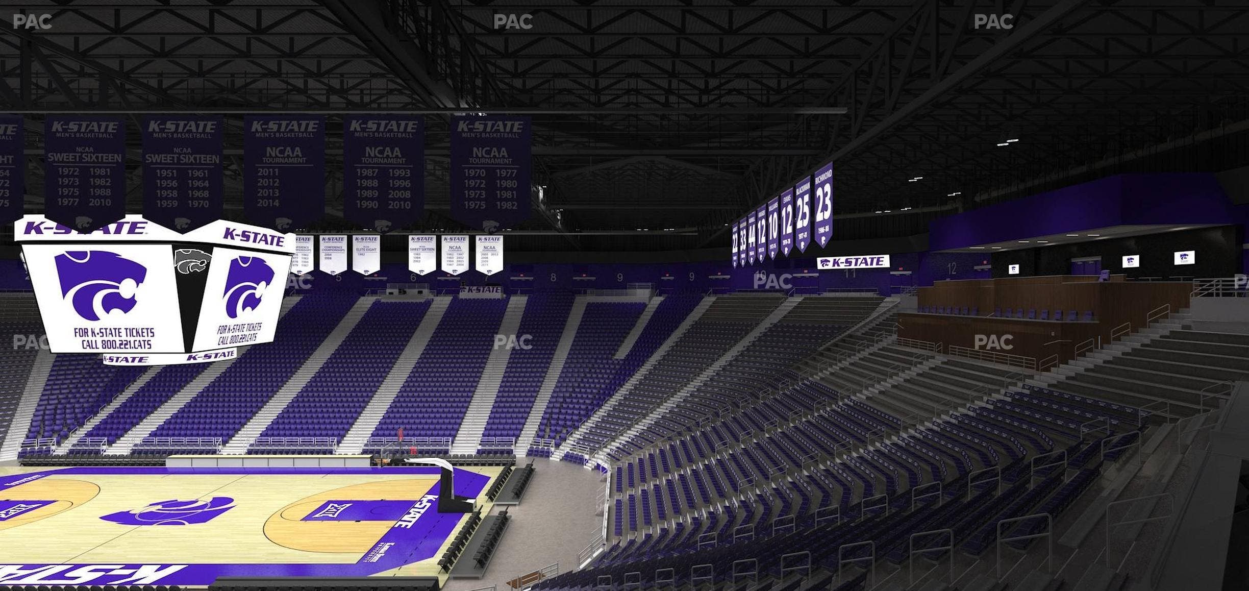 Bramlage Coliseum - Section Loge Boxes 17 Seat View