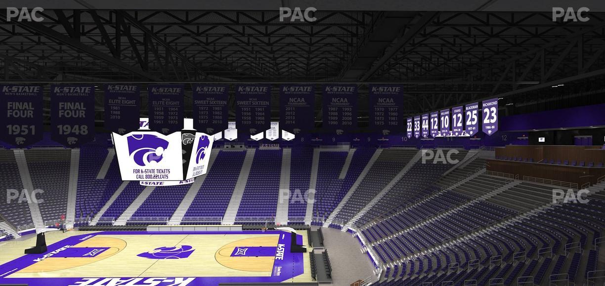 Bramlage Coliseum - Section Loge Boxes 18 Seat View