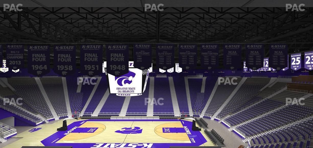 Bramlage Coliseum - Section Loge Boxes 19 Seat View