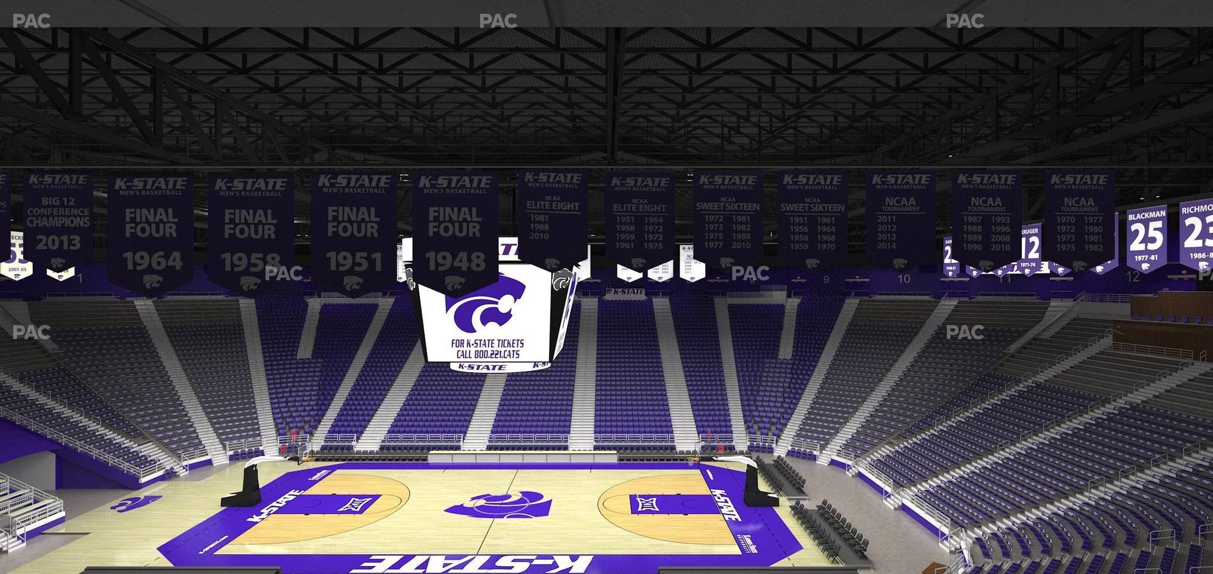 Bramlage Coliseum - Section Loge Boxes 19 Seat View