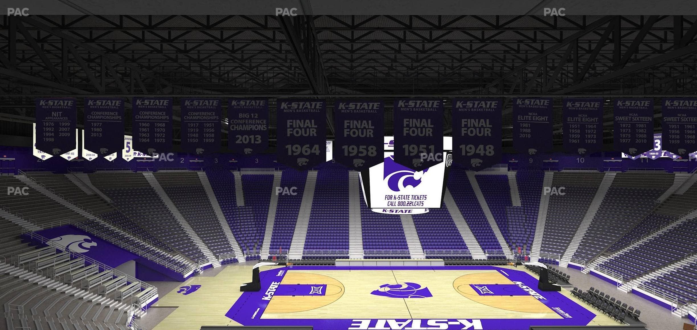 Bramlage Coliseum - Section Loge Boxes 20 Seat View
