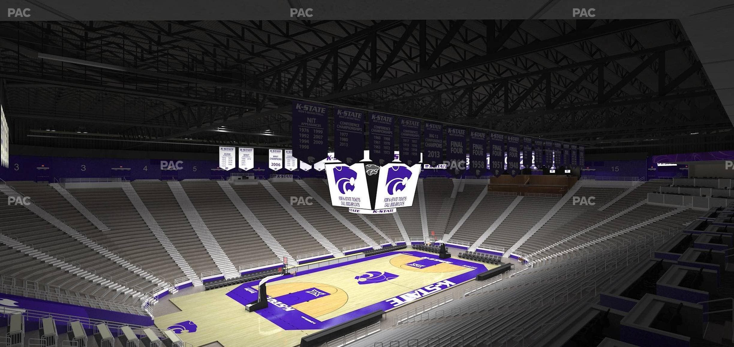 Bramlage Coliseum - Section Loge Boxes 22 Seat View