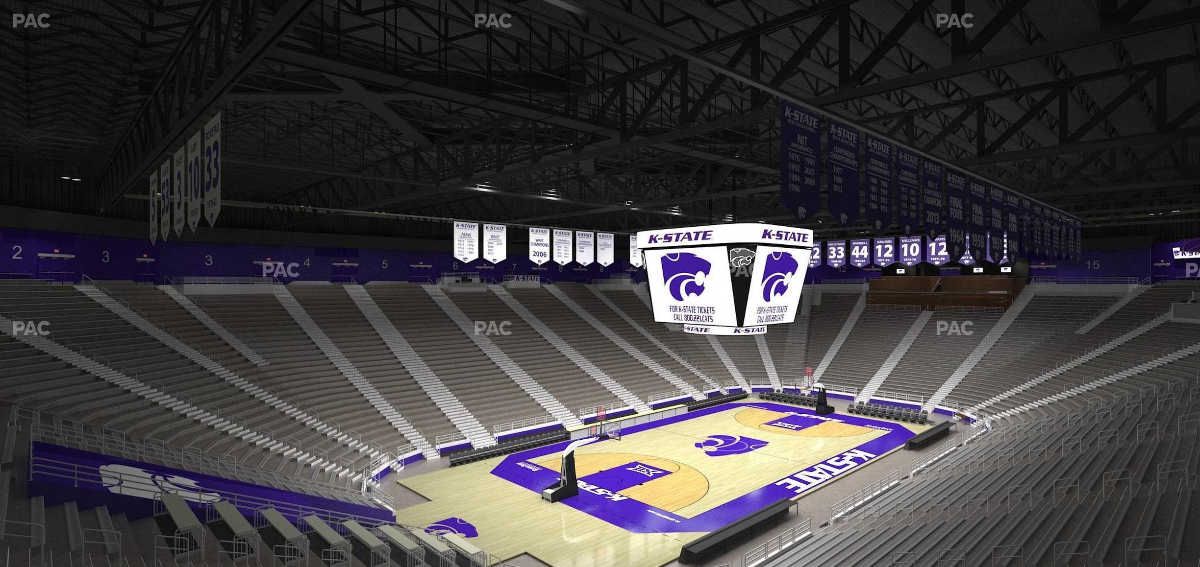 Bramlage Coliseum - Section Loge Boxes 23 Seat View