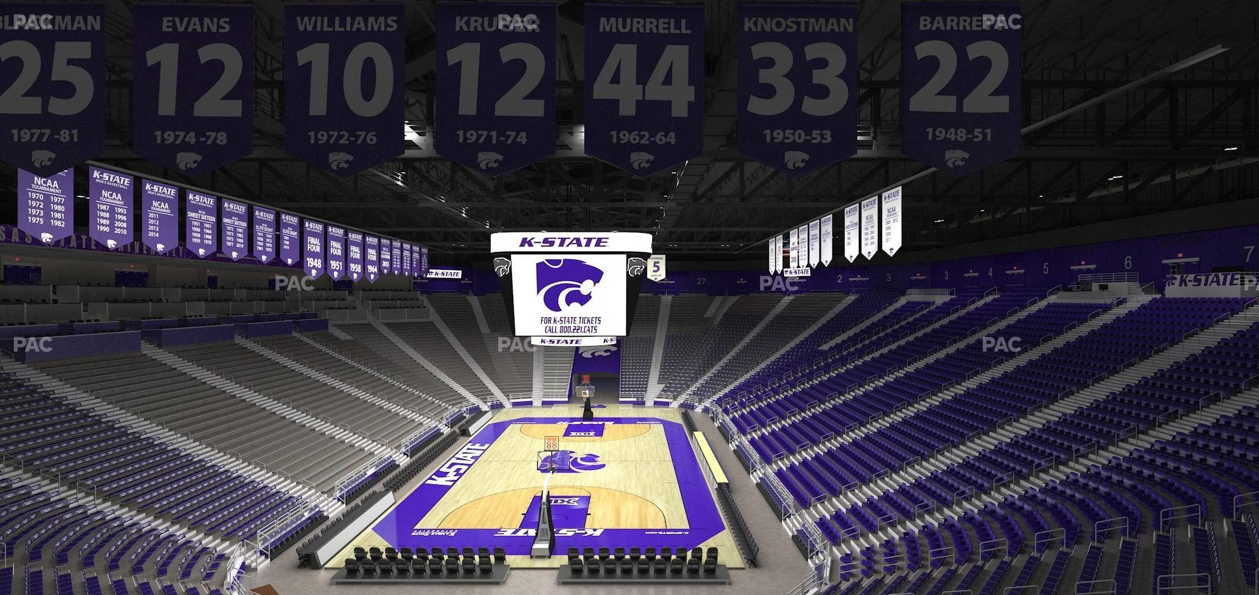 Bramlage Coliseum - Section Terrace 13 Seat View