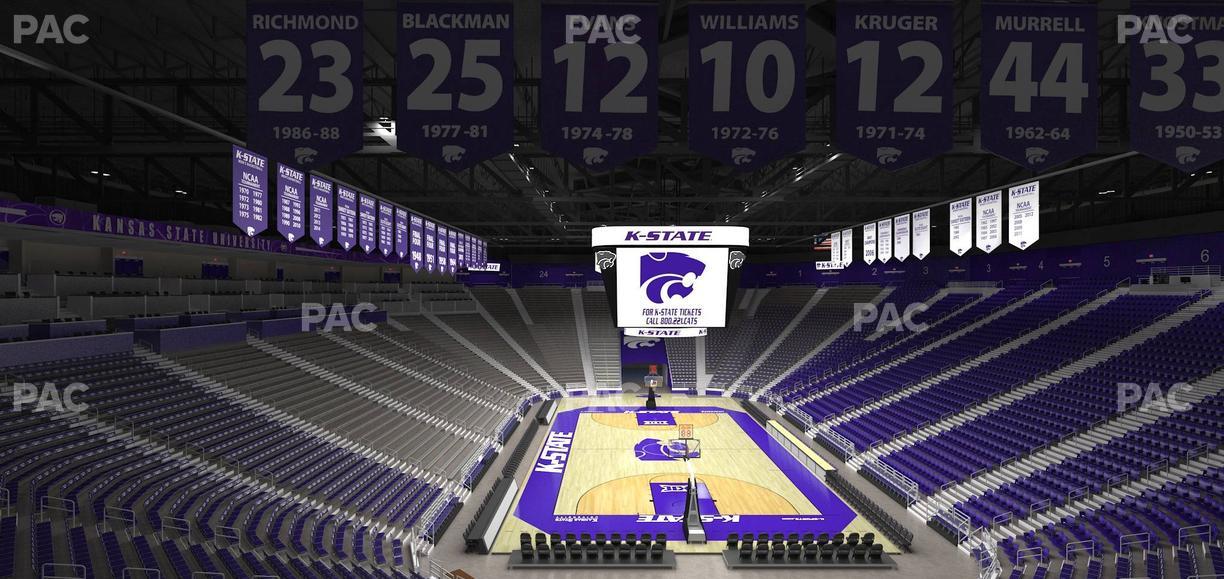 Bramlage Coliseum - Section Terrace 14 Seat View