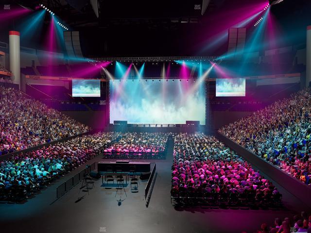 Bridgestone Arena - Section 101 Seat View Bridgestone Arena - Section 101 Seat View