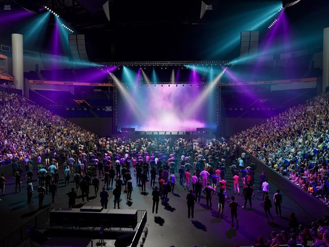 Bridgestone Arena - Section 101 Seat View