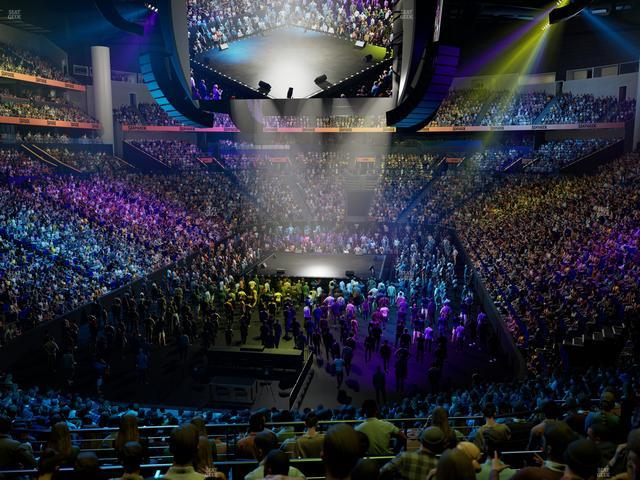 Bridgestone Arena - Section 101 Seat View