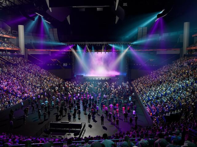 Bridgestone Arena - Section 101 Seat View Bridgestone Arena - Section 101 Seat View