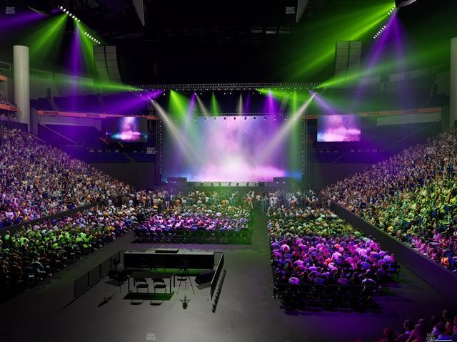 Bridgestone Arena - Section 101 Seat View