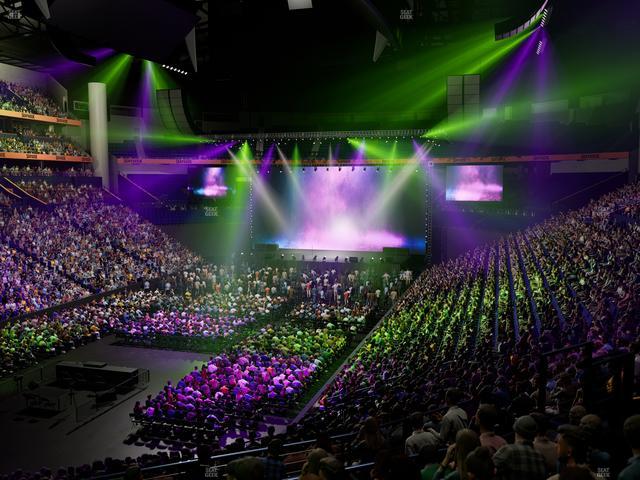 Bridgestone Arena - Section 102 Seat View