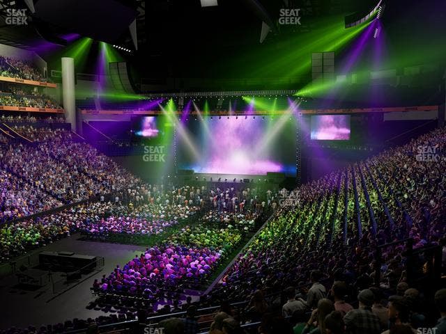 Bridgestone Arena - Section 102 Seat View