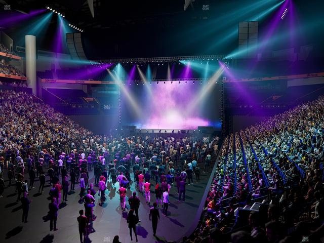 Bridgestone Arena - Section 102 Seat View