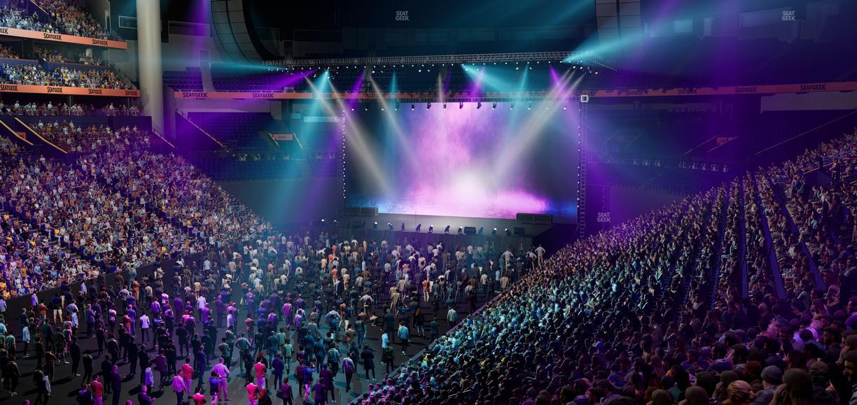 Bridgestone Arena - Section 102 Seat View