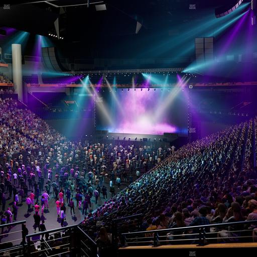 Bridgestone Arena - Section 102 Seat View