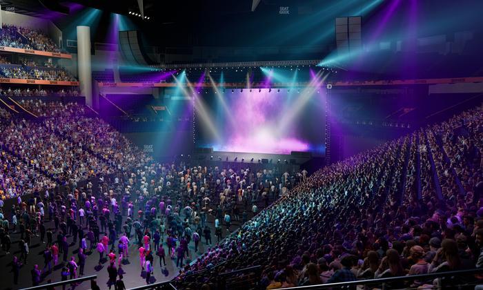 Bridgestone Arena - Section 102 Seat View