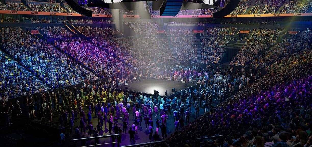 Bridgestone Arena - Section 102 Seat View