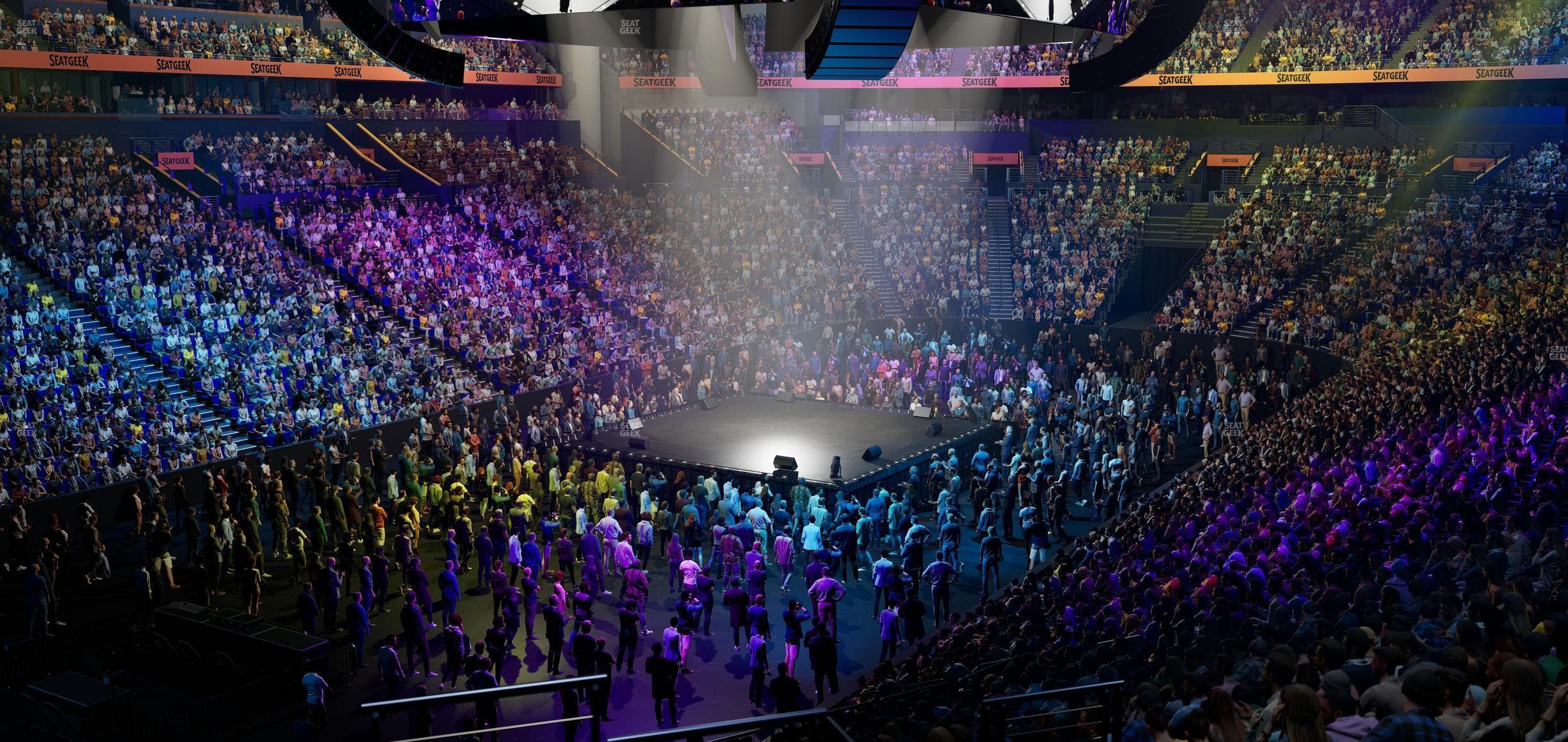 Bridgestone Arena - Section 102 Seat View