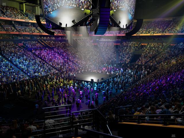 Bridgestone Arena - Section 102 Seat View