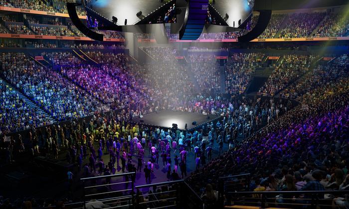 Bridgestone Arena - Section 102 Seat View