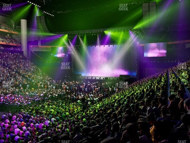 Bridgestone Arena - Section 103 Seat View