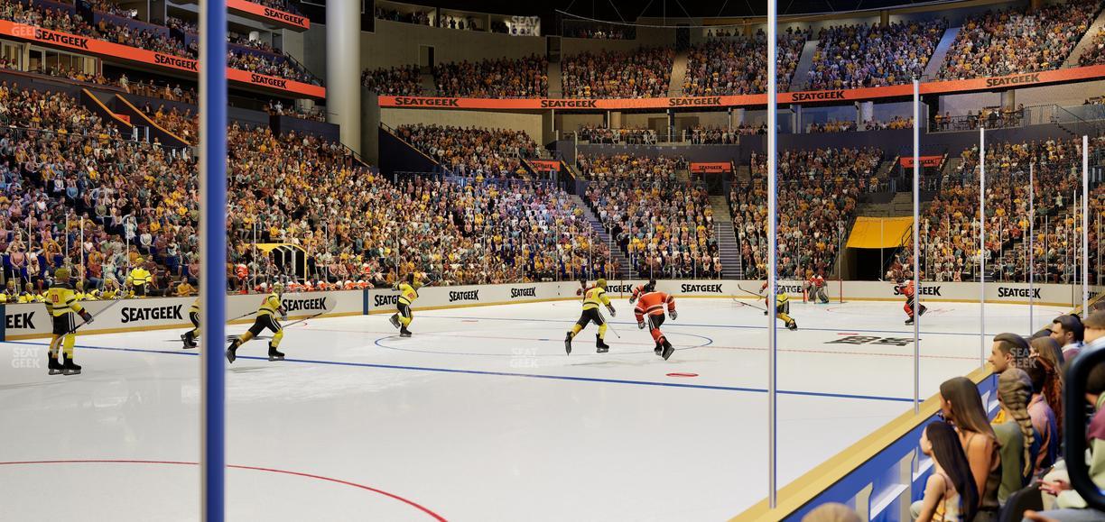 Bridgestone Arena - Section 103 Seat View