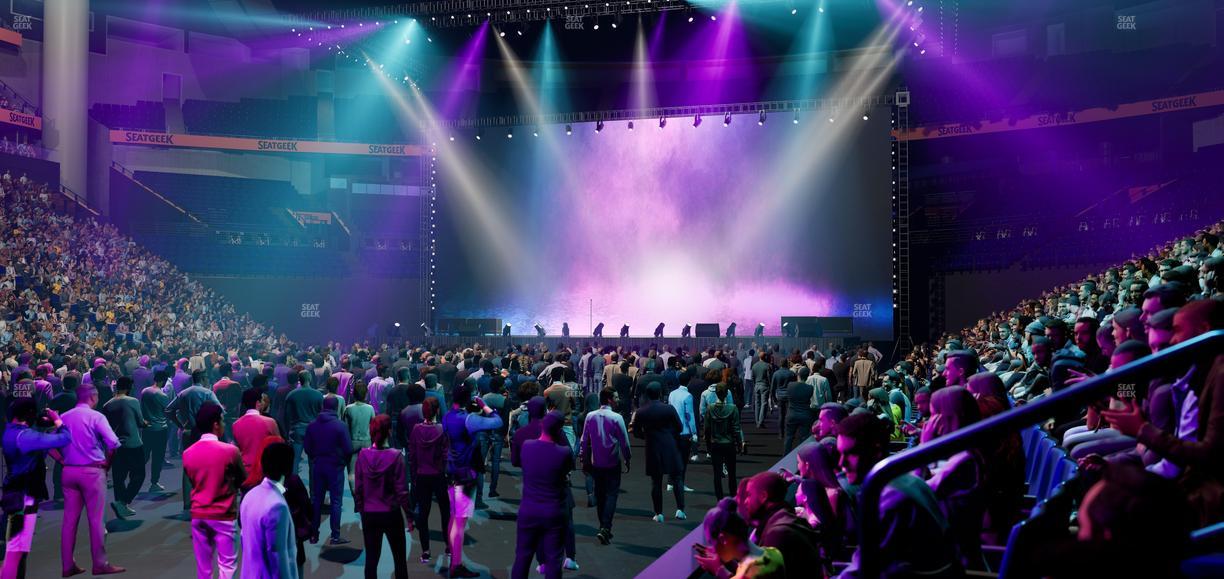 Bridgestone Arena - Section 103 Seat View