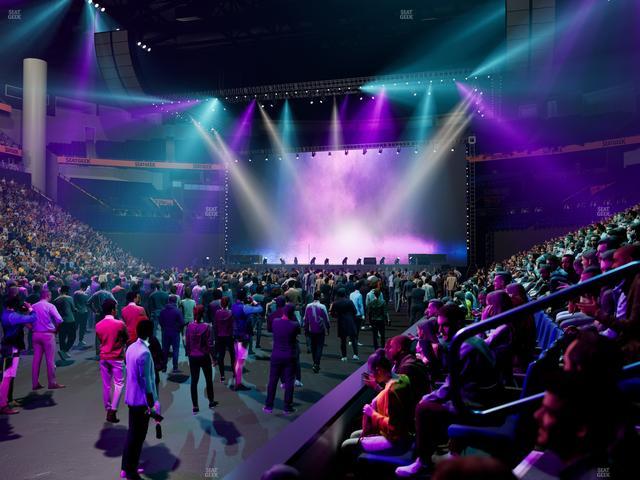 Bridgestone Arena - Section 103 Seat View Bridgestone Arena - Section 103 Seat View