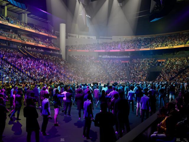 Bridgestone Arena - Section 103 Seat View