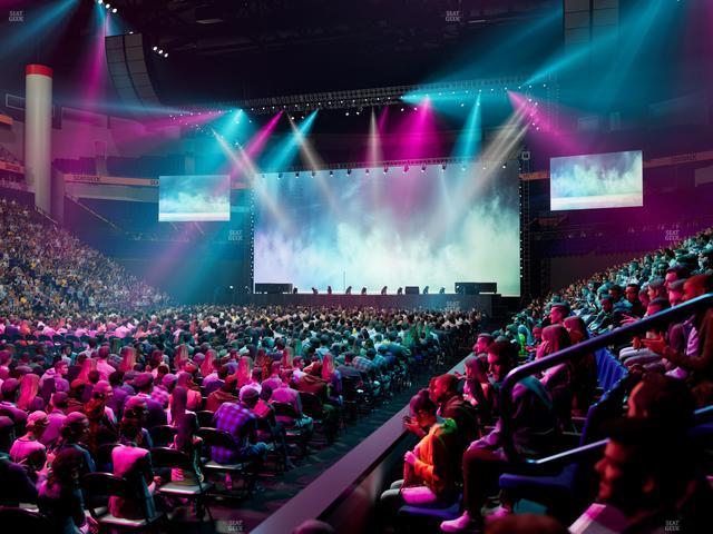 Bridgestone Arena - Section 103 Seat View Bridgestone Arena - Section 103 Seat View