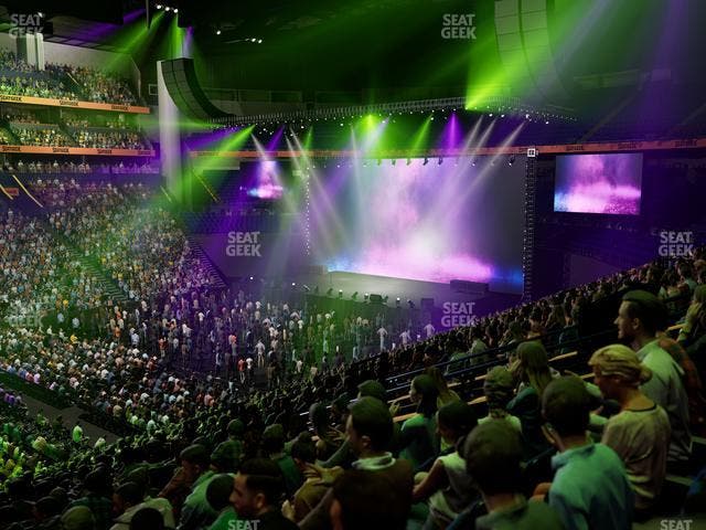 Bridgestone Arena - Section 104 Seat View