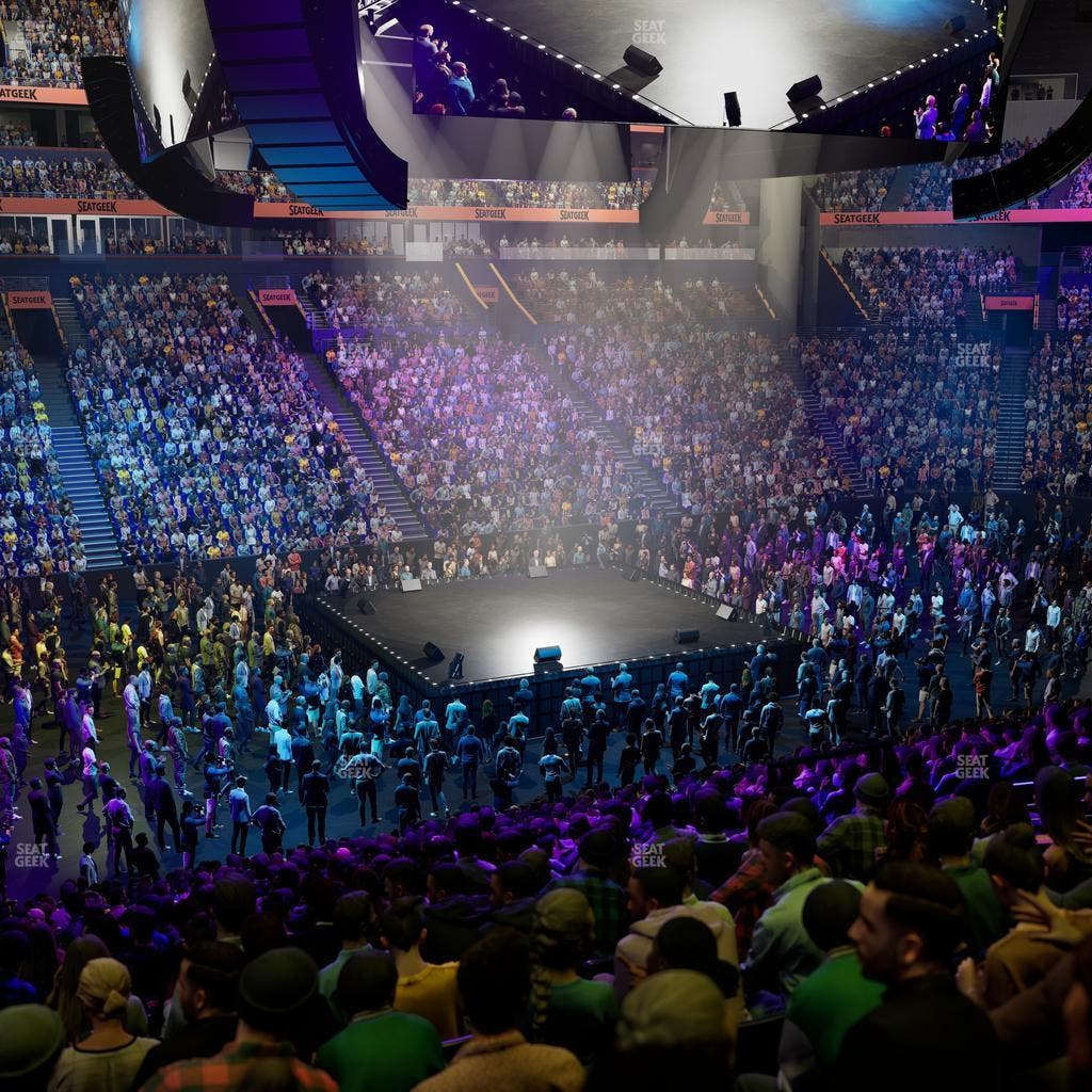 Bridgestone Arena - Section 104 Seat View