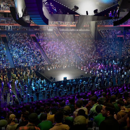 Bridgestone Arena - Section 104 Seat View