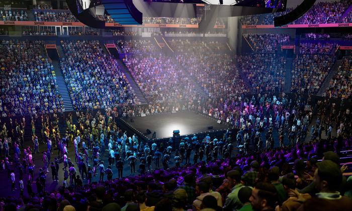 Bridgestone Arena - Section 104 Seat View