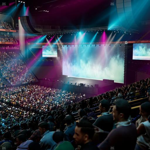 Bridgestone Arena - Section 104 Seat View