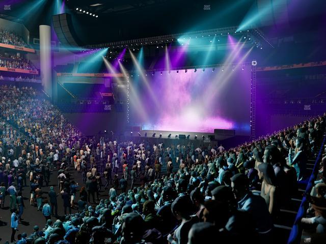 Bridgestone Arena - Section 104 Seat View