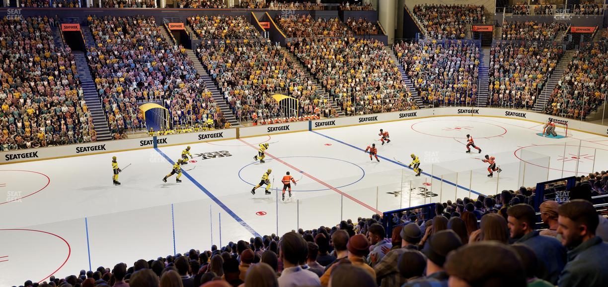 Bridgestone Arena - Section 104 Seat View