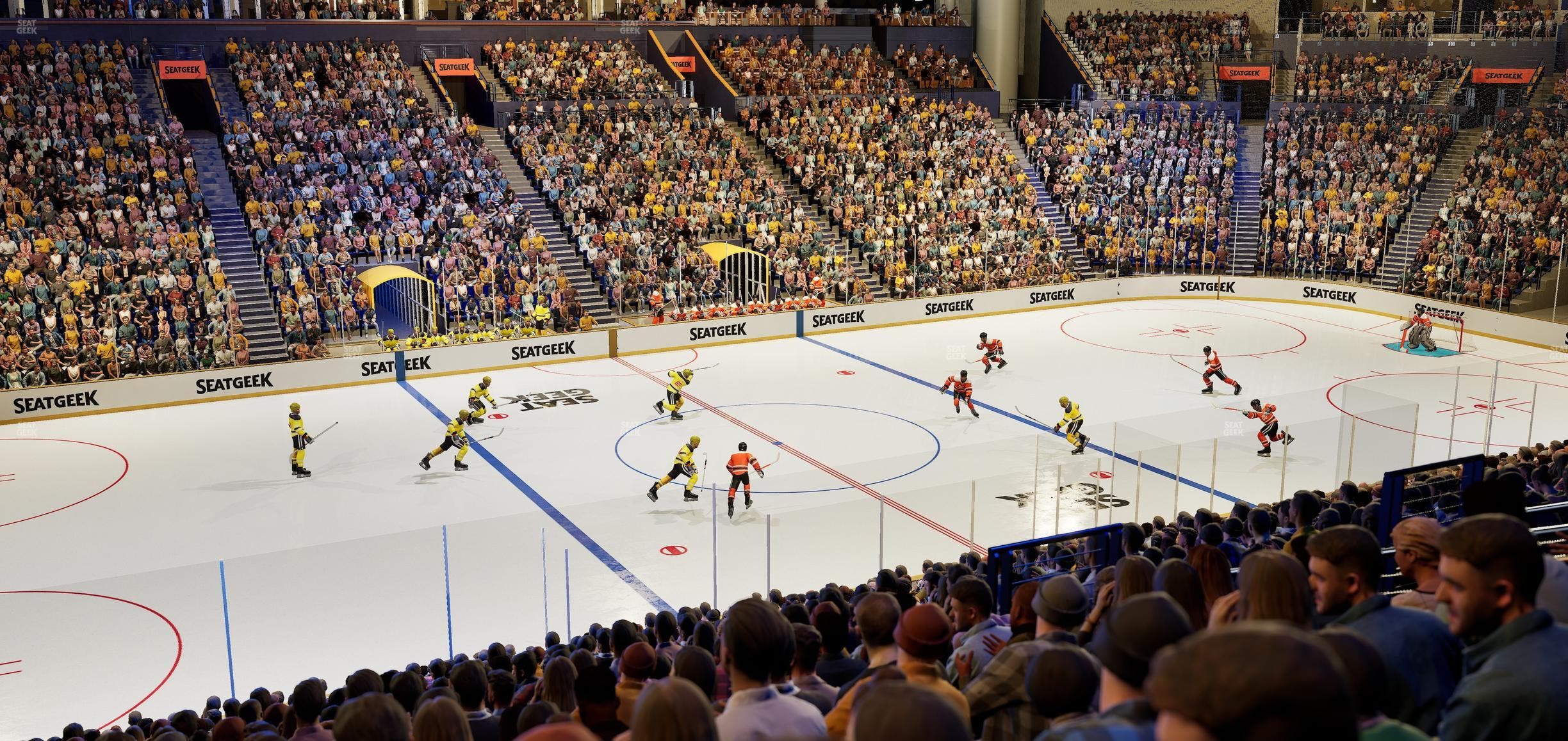 Bridgestone Arena - Section 104 Seat View