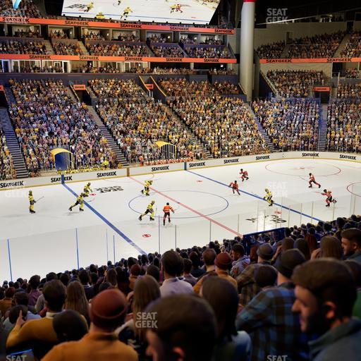 Bridgestone Arena - Section 104 Seat View