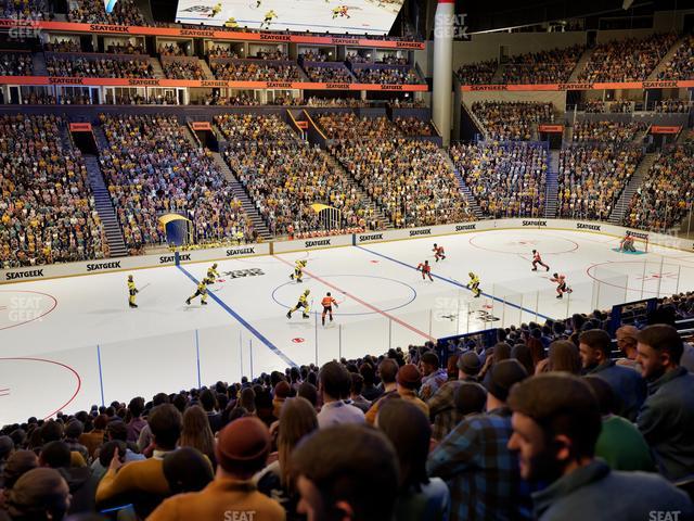 Bridgestone Arena - Section 104 Seat View
