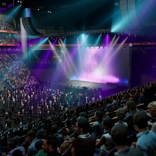 Bridgestone Arena - Section 104 Seat View