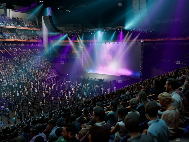 Bridgestone Arena - Section 104 Seat View Bridgestone Arena - Section 104 Seat View