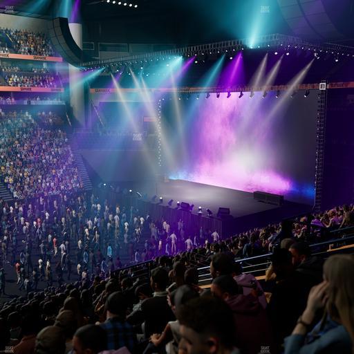 Bridgestone Arena - Section 105 Seat View