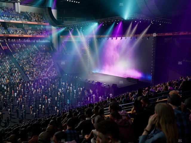 Bridgestone Arena - Section 105 Seat View Bridgestone Arena - Section 105 Seat View