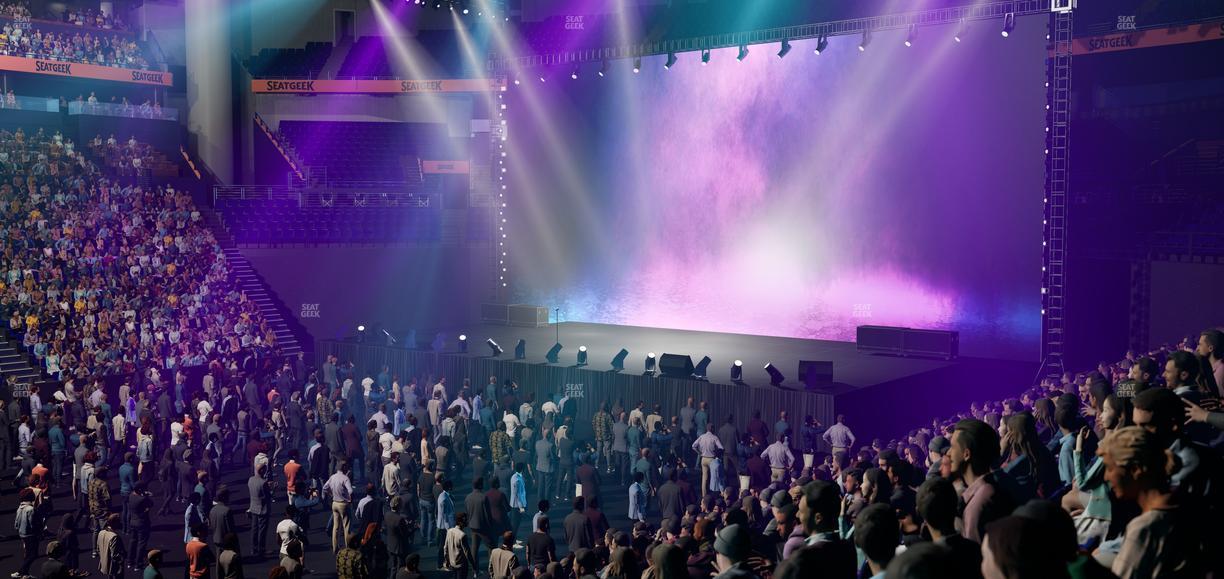 Bridgestone Arena - Section 105 Seat View