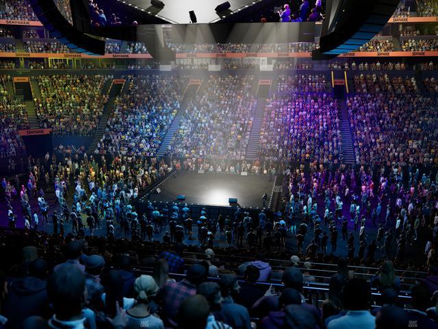 Bridgestone Arena - Section 106 Seat View