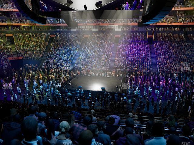 Bridgestone Arena - Section 106 Seat View