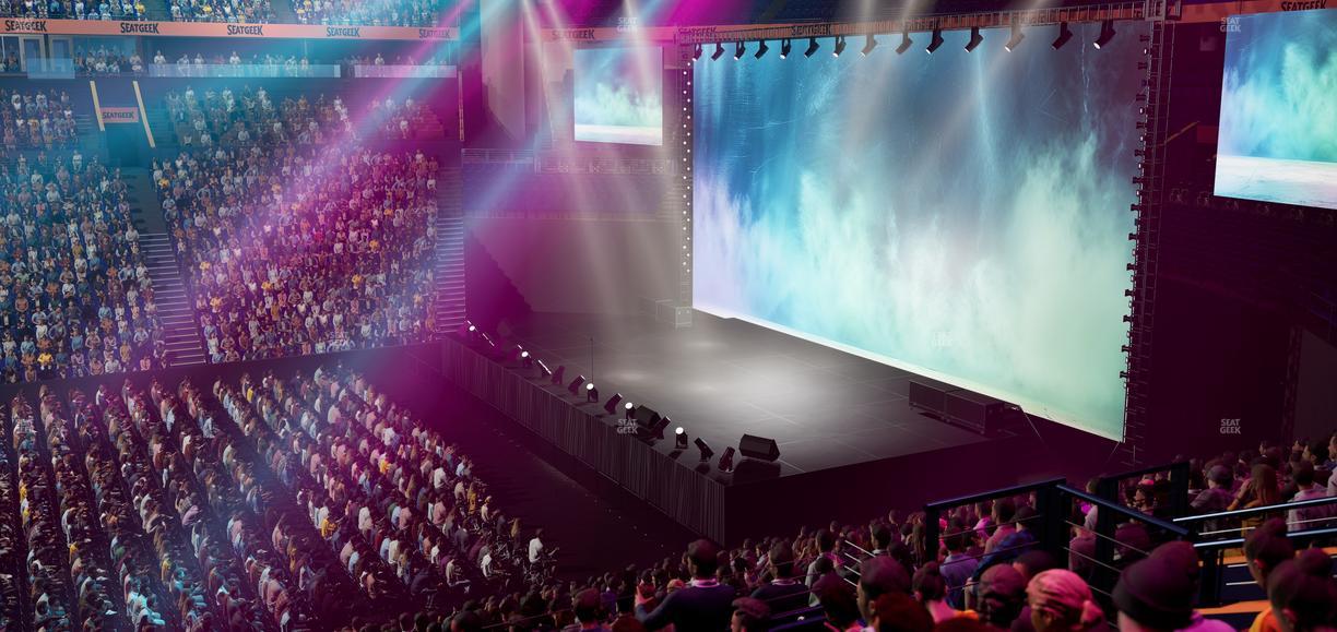 Bridgestone Arena - Section 106 Seat View